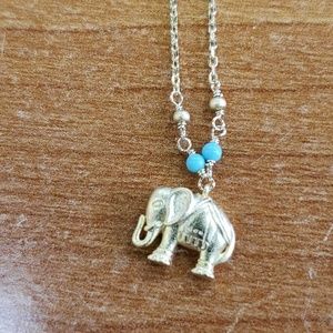 Elephang Necklace in Gold Plated Sterling Silver
